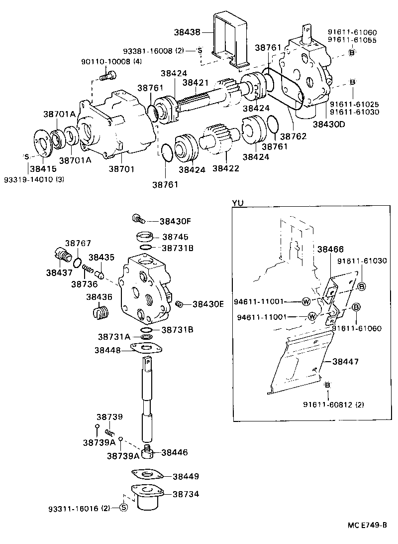  DYNA 200 |  POWER TAKE OFF OIL PUMP