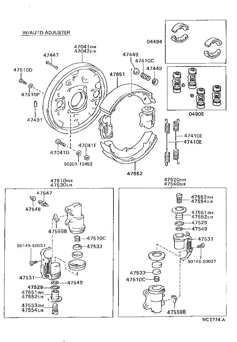  DYNA 200 |  FRONT DRUM BRAKE WHEEL CYLINDER BACKING PLATE