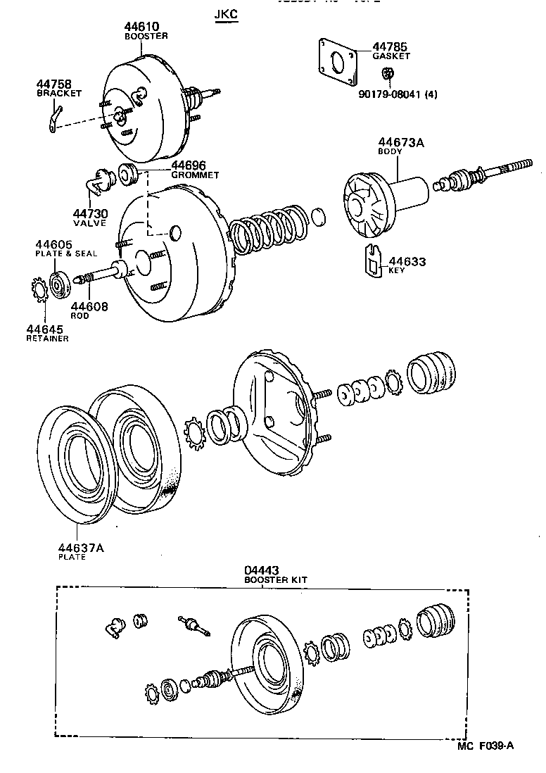  CROWN |  BRAKE BOOSTER VACUUM TUBE
