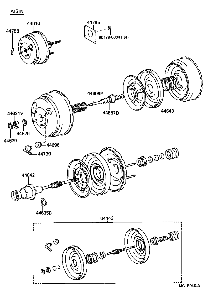  CROWN |  BRAKE BOOSTER VACUUM TUBE