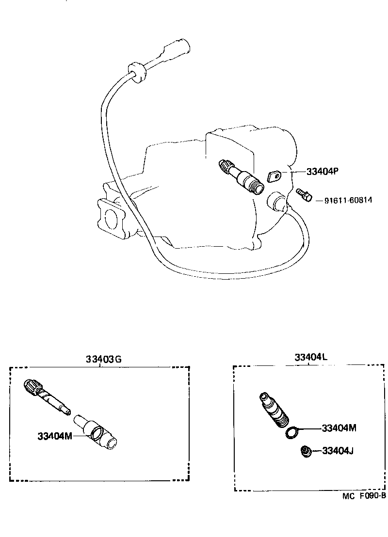  LAND CRUISER 60 |  SPEEDOMETER DRIVEN GEAR ATM