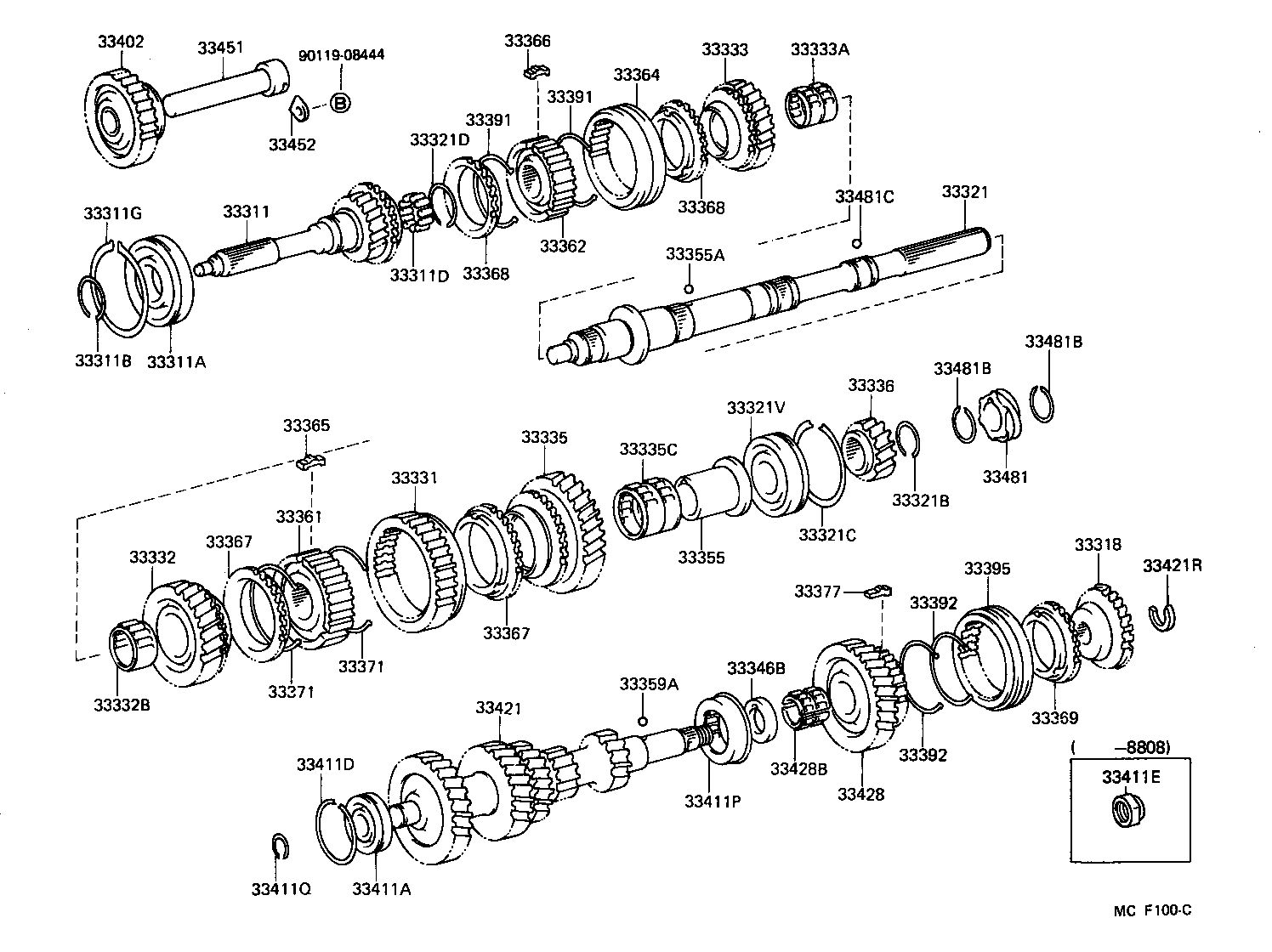  DYNA100 |  TRANSMISSION GEAR MTM