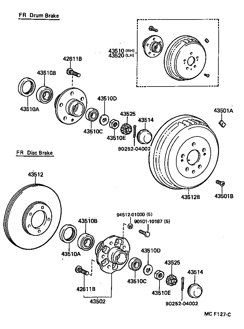 DYNA100 |  FRONT AXLE HUB