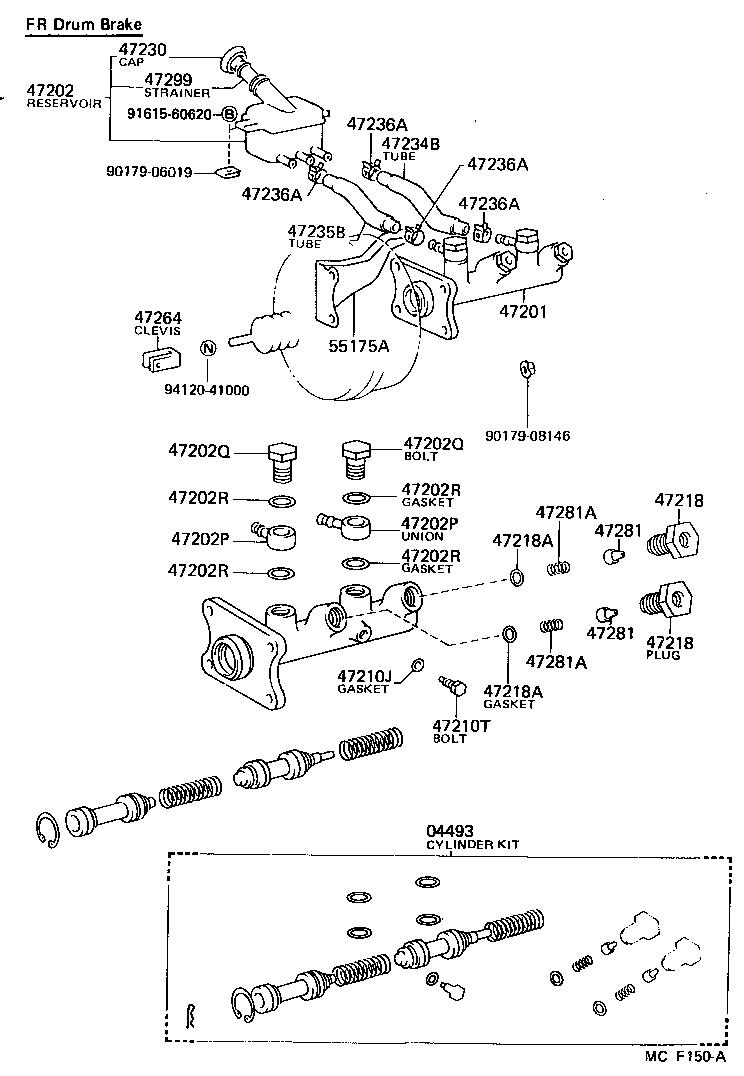  DYNA100 |  BRAKE MASTER CYLINDER