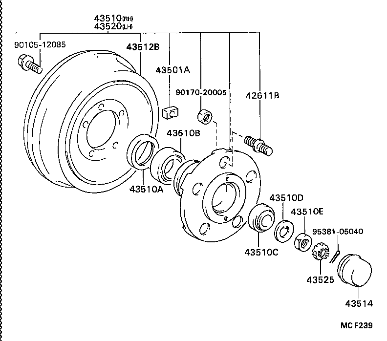  DYNA 200 |  FRONT AXLE HUB