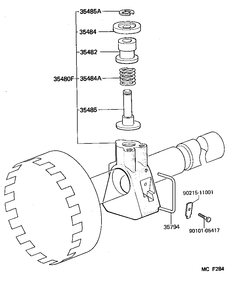  CROWN |  REAR OIL PUMP GOVERNOR ATM