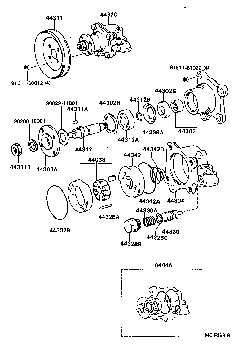  DYNA 200 |  VANE PUMP RESERVOIR POWER STEERING