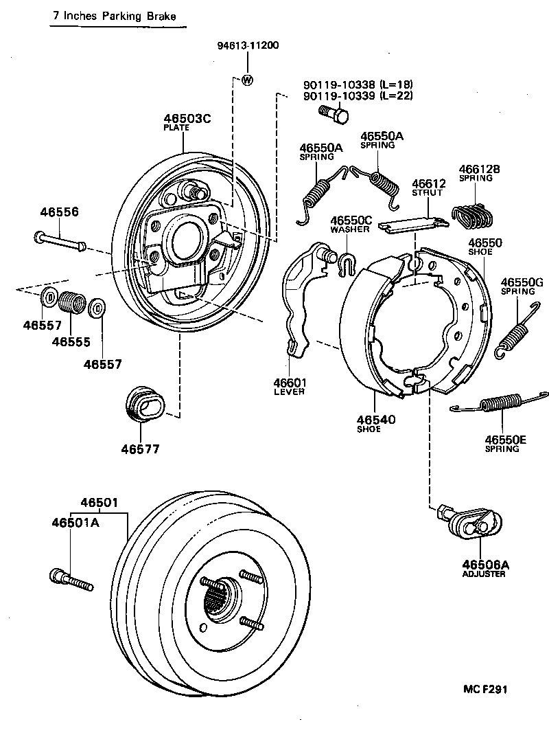  DYNA 200 |  PARKING BRAKE CABLE