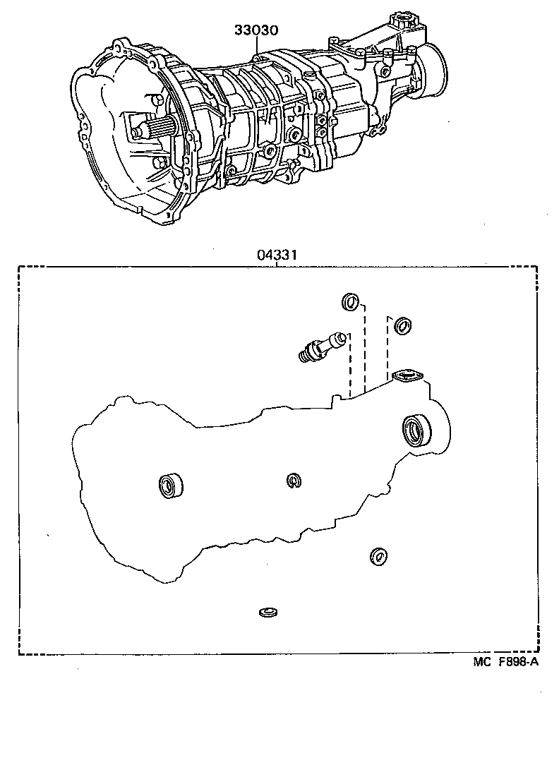  CRESSIDA |  TRANSAXLE OR TRANSMISSION ASSY GASKET KIT MTM