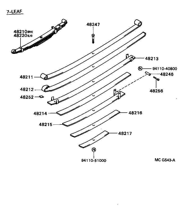  HILUX 4RUNNER 4WD |  REAR SPRING SHOCK ABSORBER