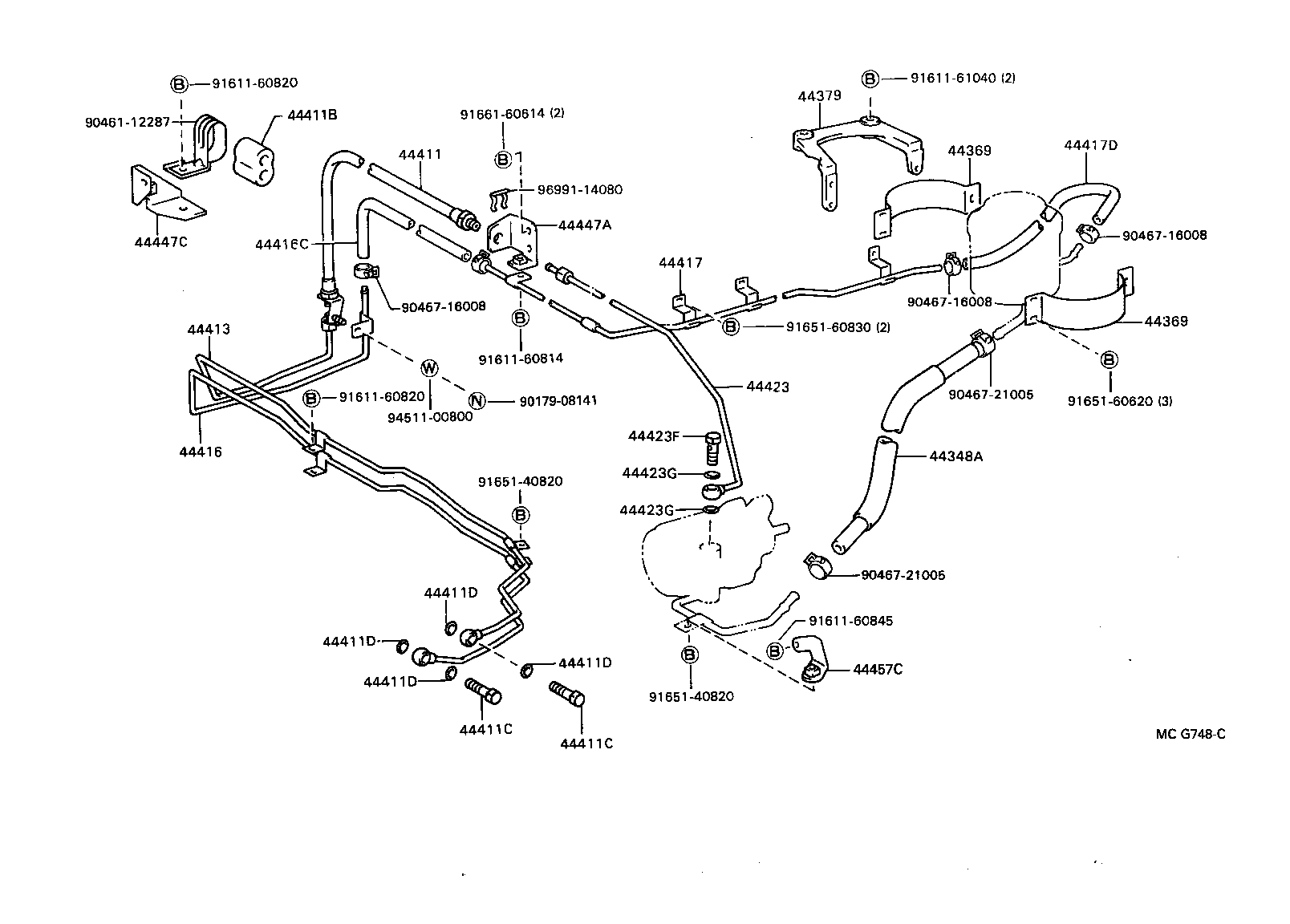  DYNA 200 |  POWER STEERING TUBE