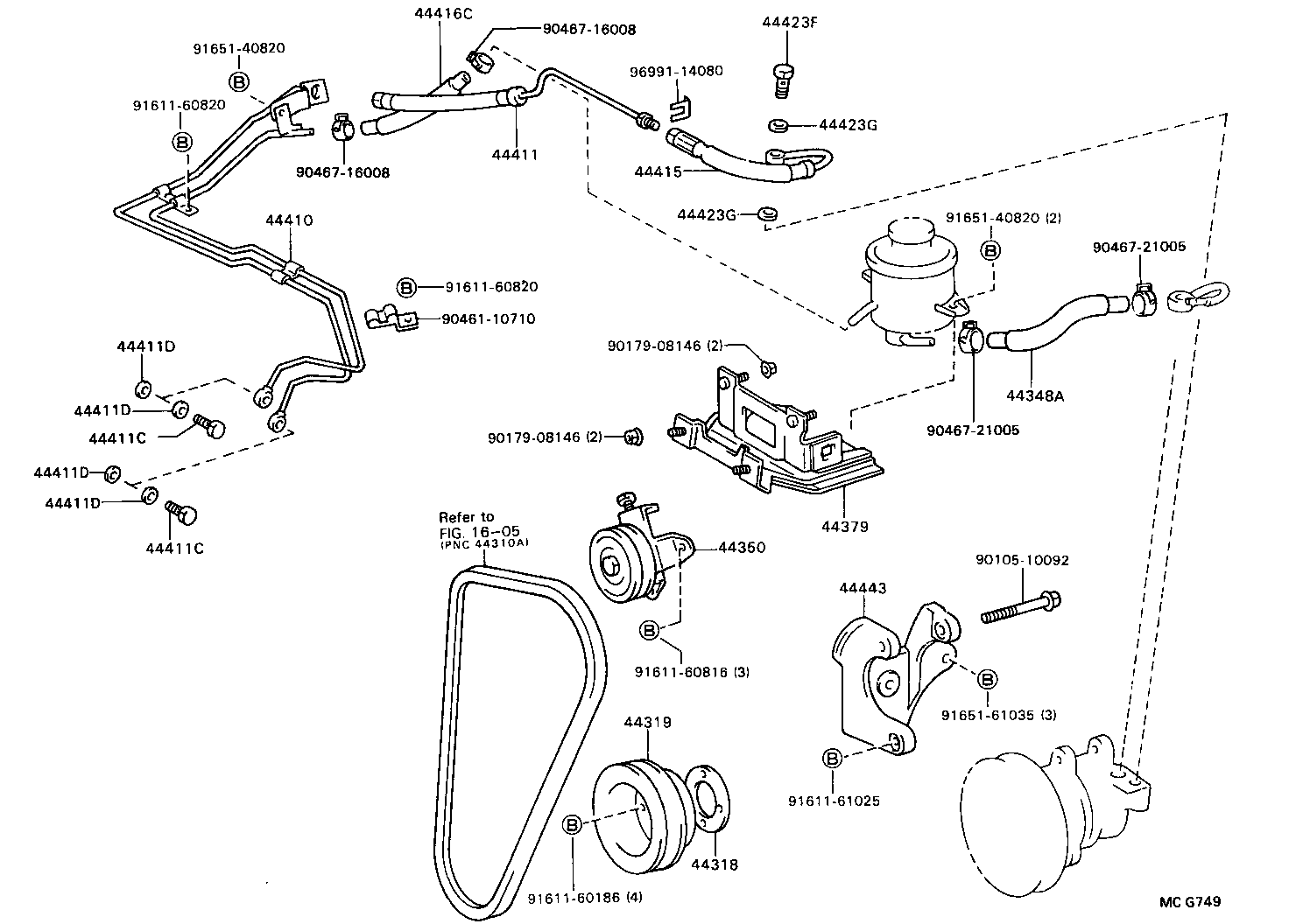  DYNA 200 |  POWER STEERING TUBE