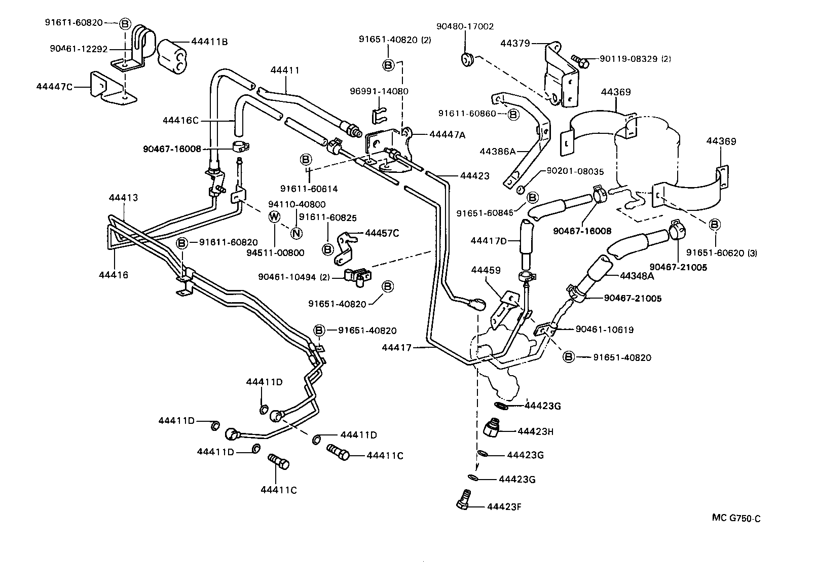  DYNA 200 |  POWER STEERING TUBE