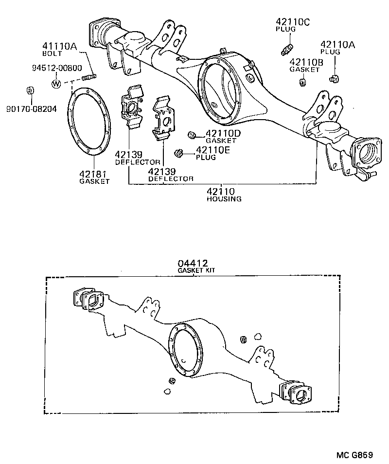  MODEL F |  REAR AXLE HOUSING DIFFERENTIAL