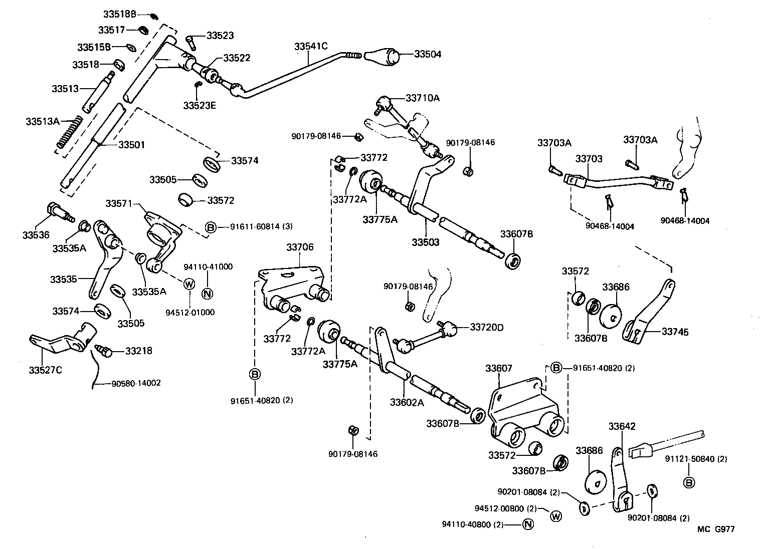  LITEACE |  CONTROL SHAFT CROSSSHAFT