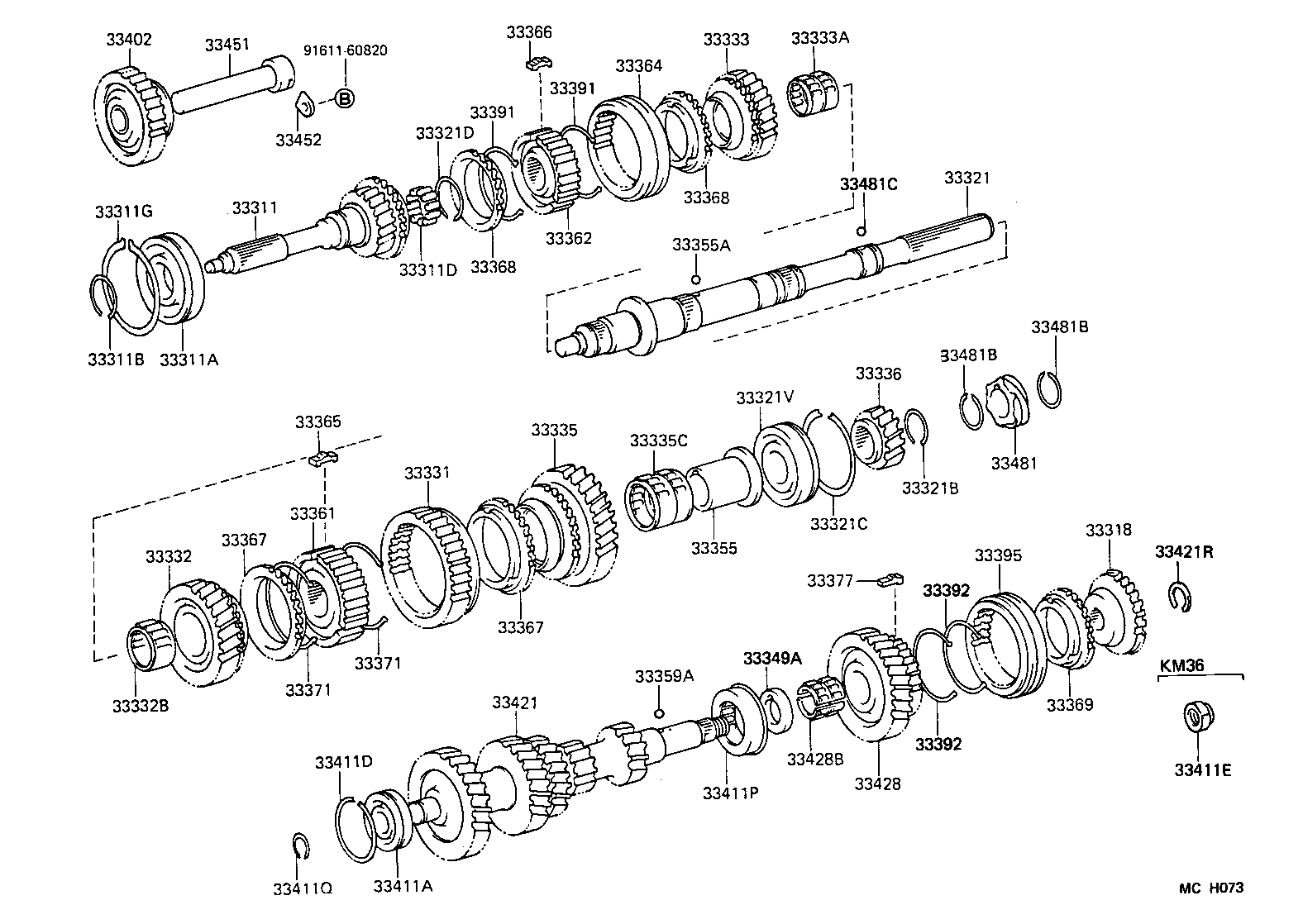  LITEACE |  TRANSMISSION GEAR MTM