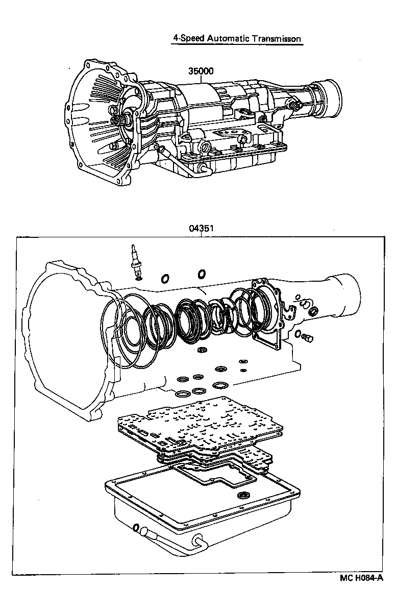  LITEACE |  TRANSAXLE OR TRANSMISSION ASSY GASKET KIT ATM