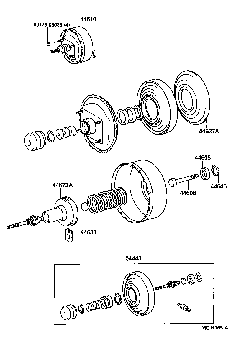  LITEACE |  BRAKE BOOSTER VACUUM TUBE