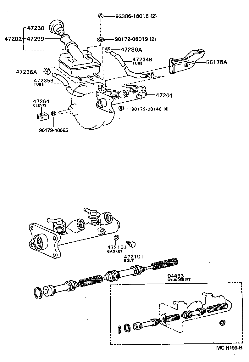  LITEACE |  BRAKE MASTER CYLINDER