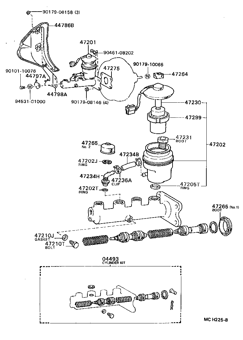 CRESSIDA WAGON |  BRAKE MASTER CYLINDER