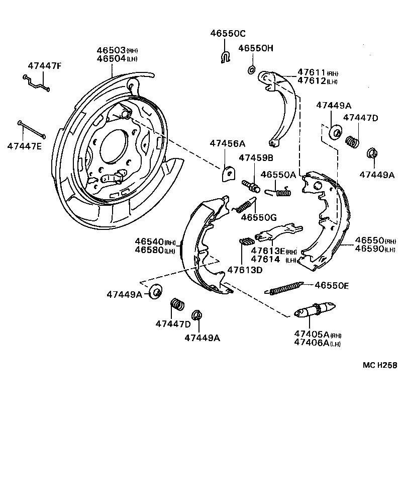  CAMRY |  PARKING BRAKE CABLE