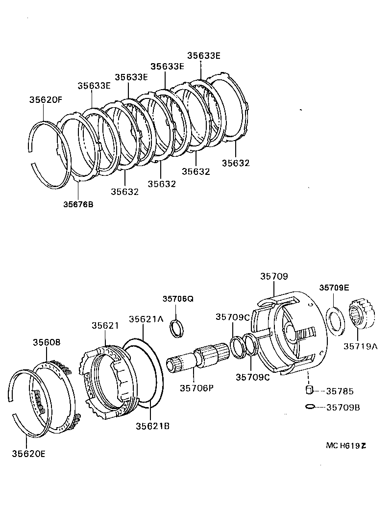  DYNA 200 |  CENTER SUPPORT PLANETARY SUN GEAR ATM