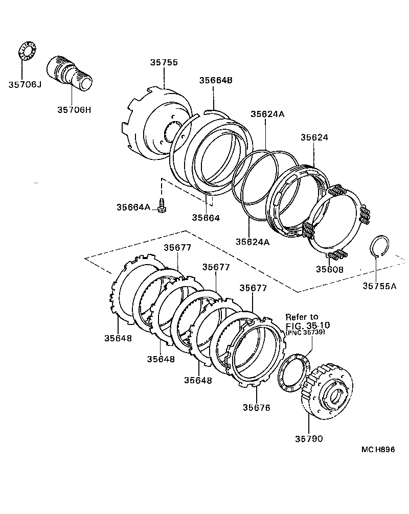  CAMRY |  CENTER SUPPORT PLANETARY SUN GEAR ATM