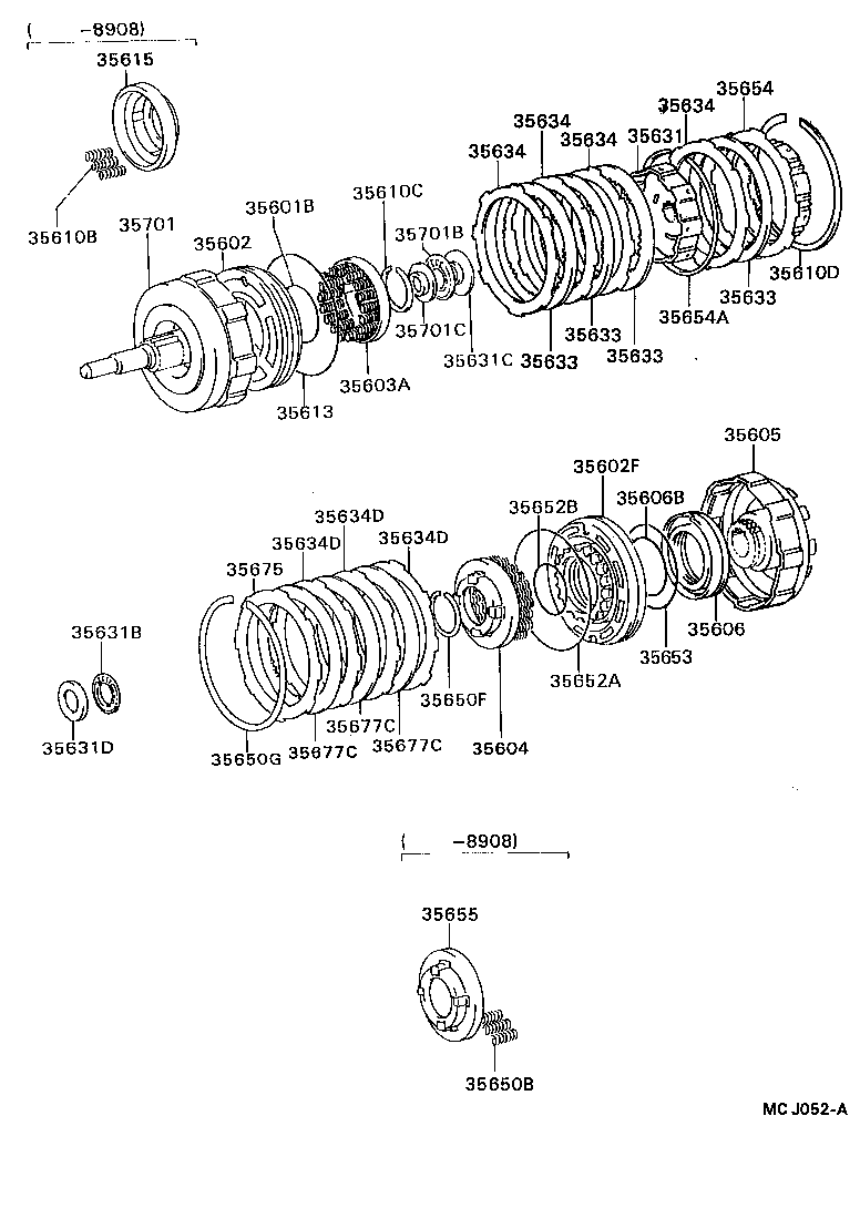 CRESSIDA | BRAKE BAND MULTIPLE DISC CLUTCH ATM