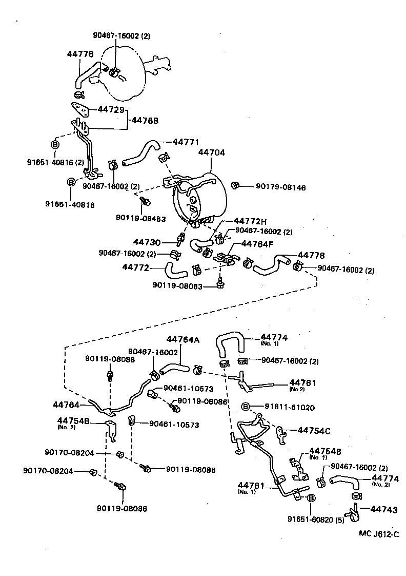  DYNA 200 |  BRAKE BOOSTER VACUUM TUBE