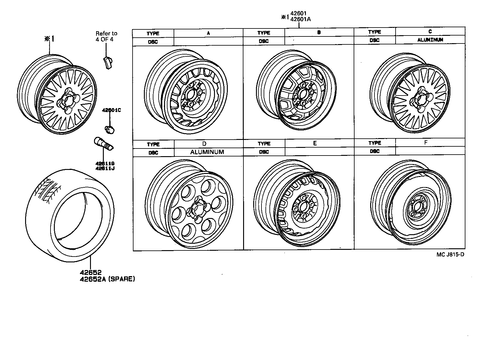  STARLET |  DISC WHEEL WHEEL CAP