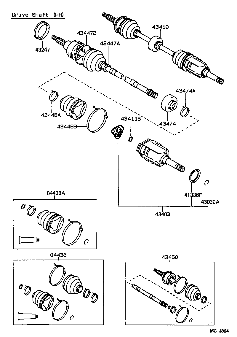  STARLET |  FRONT DRIVE SHAFT