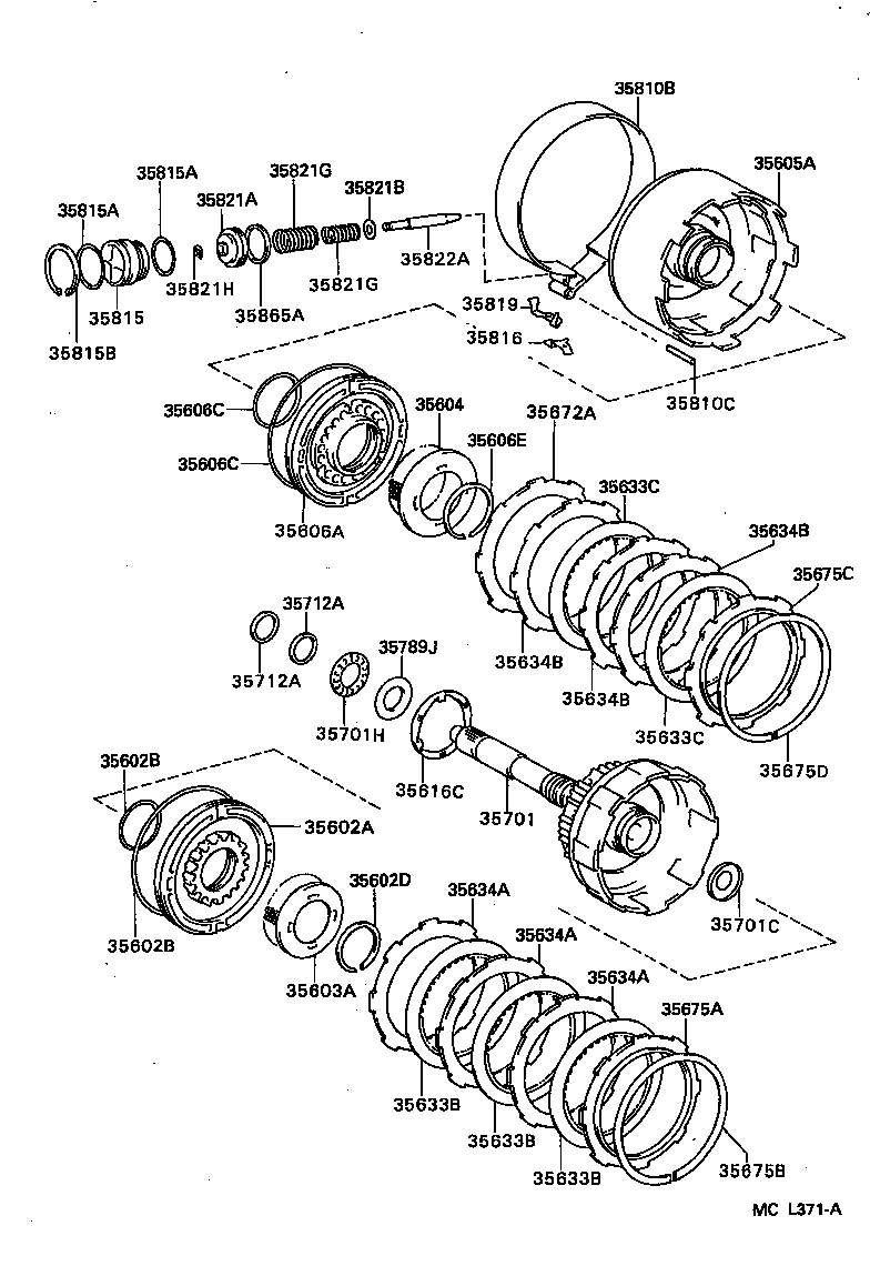  PASEO |  BRAKE BAND MULTIPLE DISC CLUTCH ATM