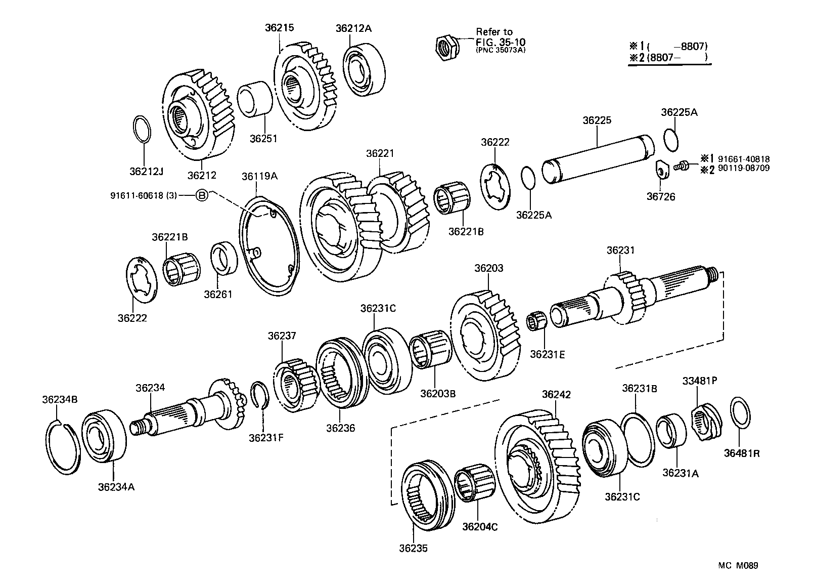  LAND CRUISER 60 |  TRANSFER GEAR
