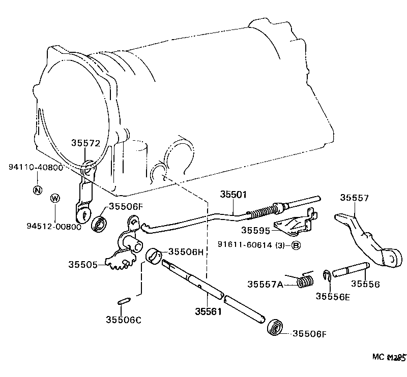  CROWN |  THROTTLE LINK VALVE LEVER ATM