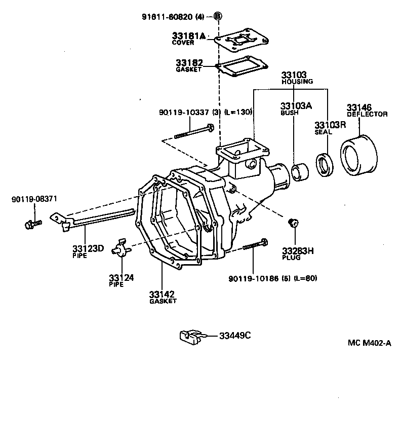  HILUX |  EXTENSION HOUSING MTM