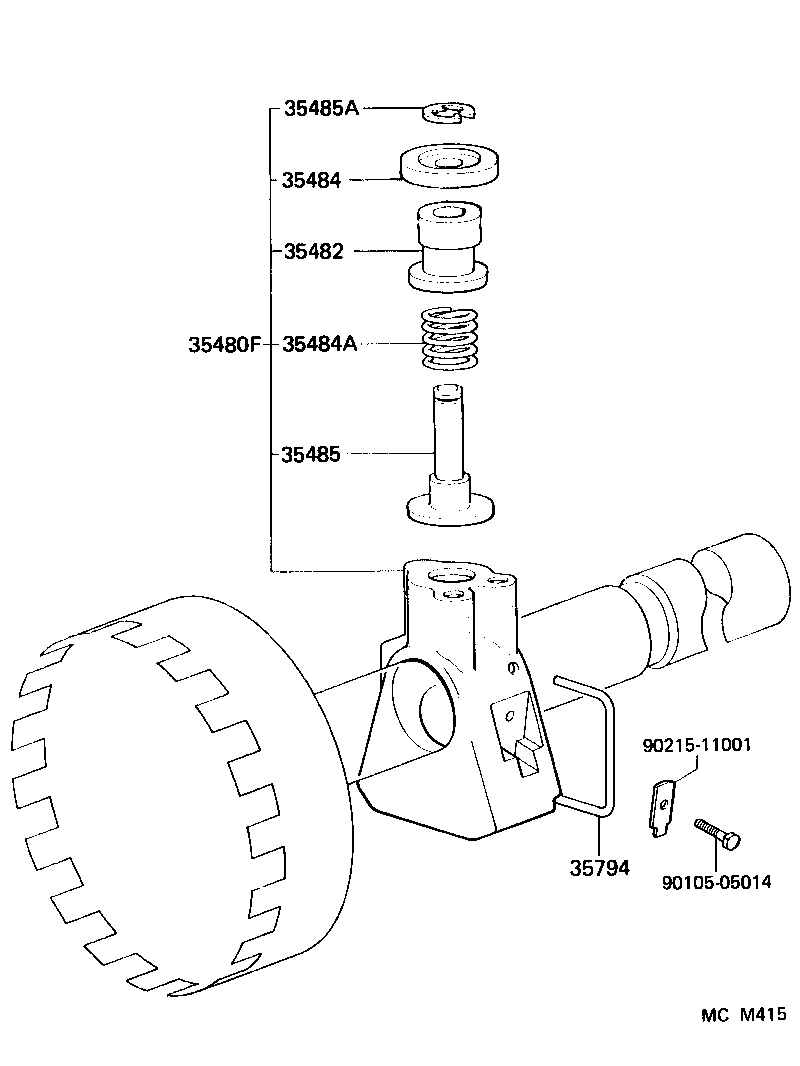  CROWN |  REAR OIL PUMP GOVERNOR ATM