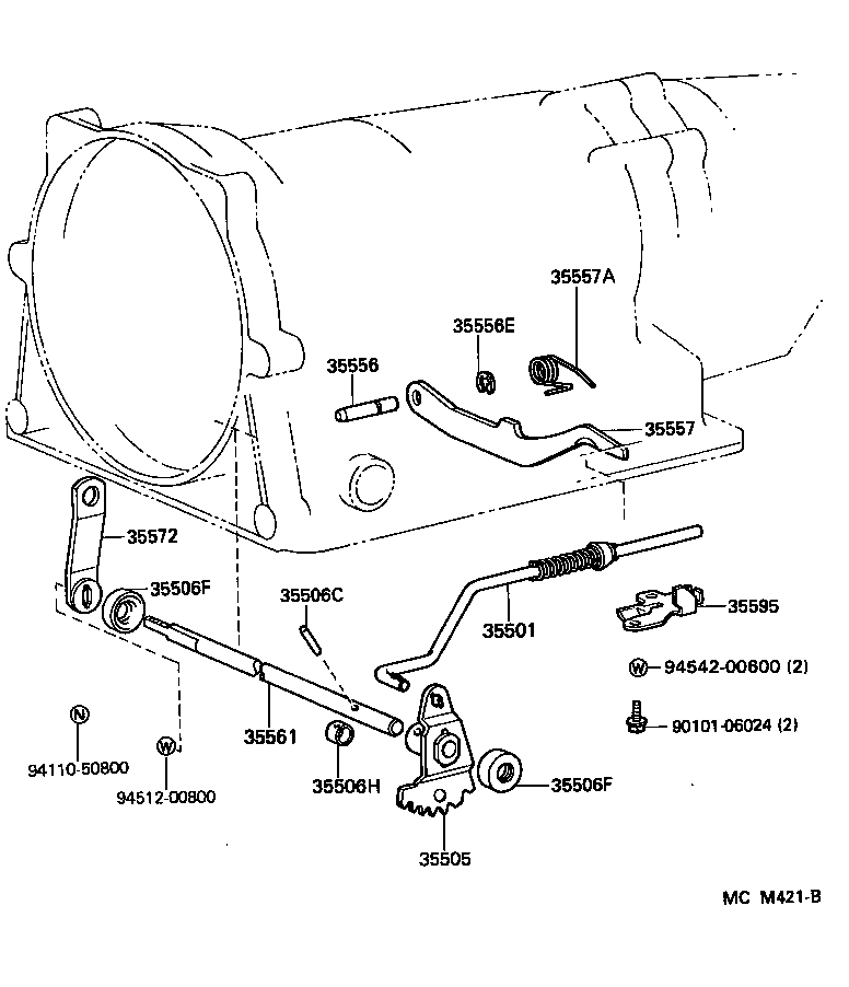  CROWN |  THROTTLE LINK VALVE LEVER ATM