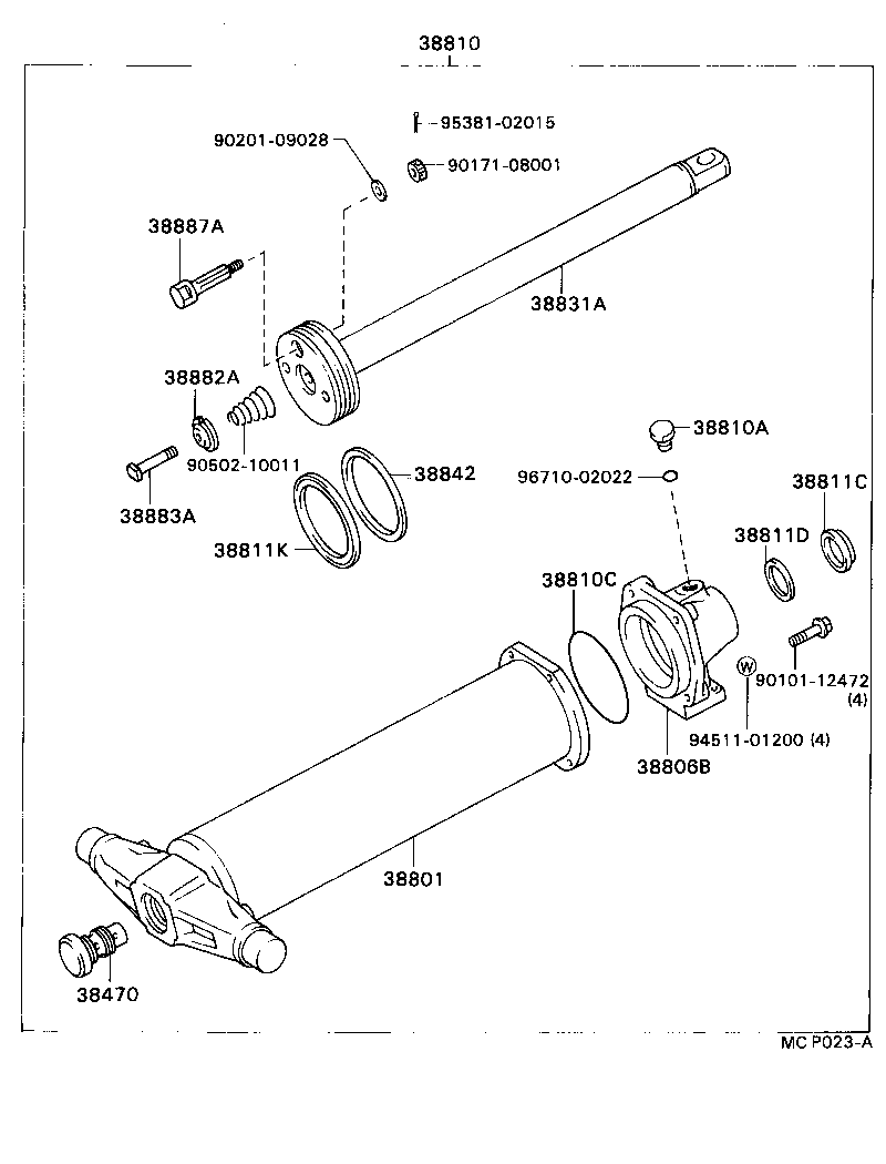  DYNA 200 |  HOIST CYLINDER