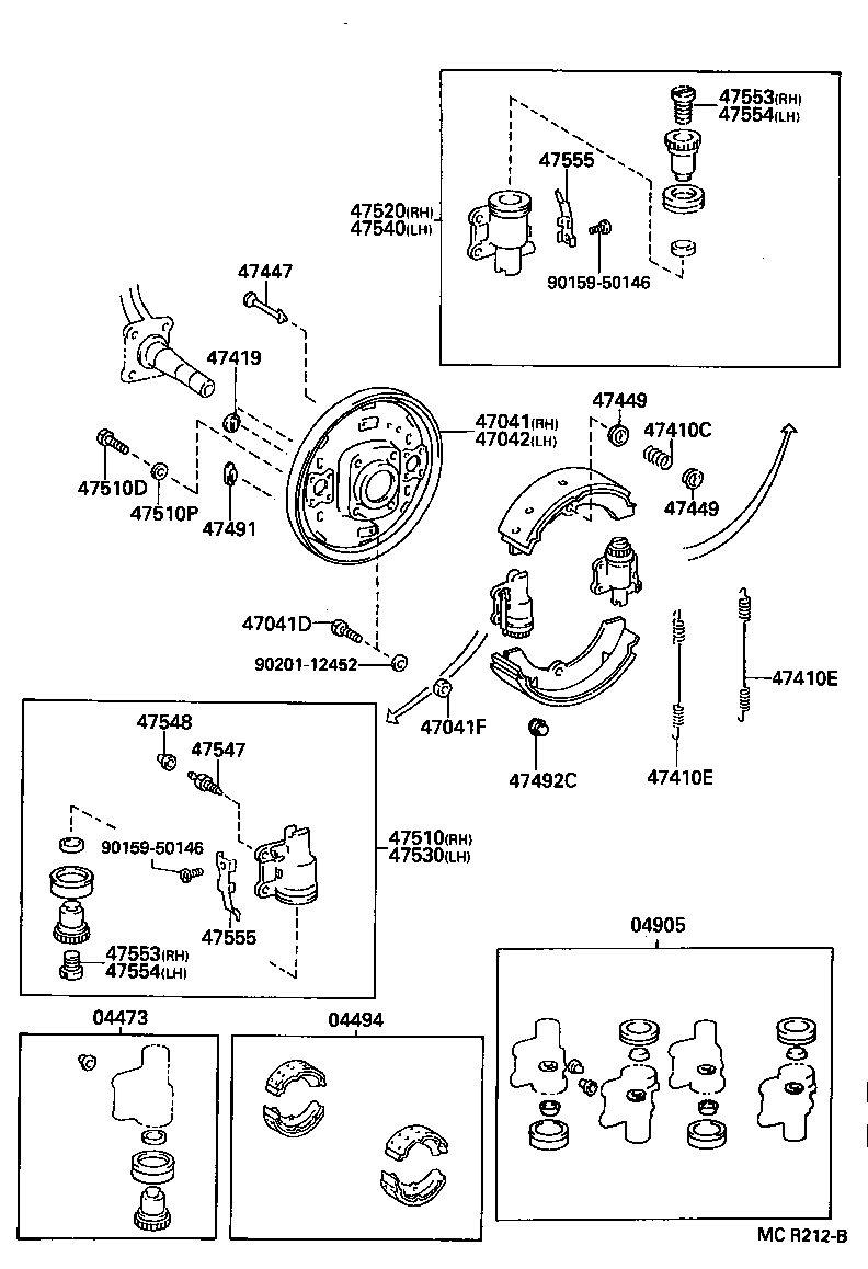 DYNA 200 | FRONT DRUM BRAKE WHEEL CYLINDER BACKING PLATE