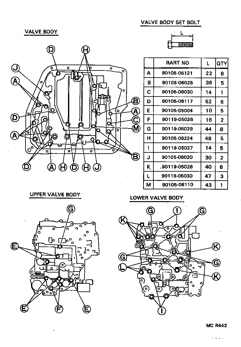  CAMRY NAP SED WG |  VALVE BODY OIL STRAINER ATM