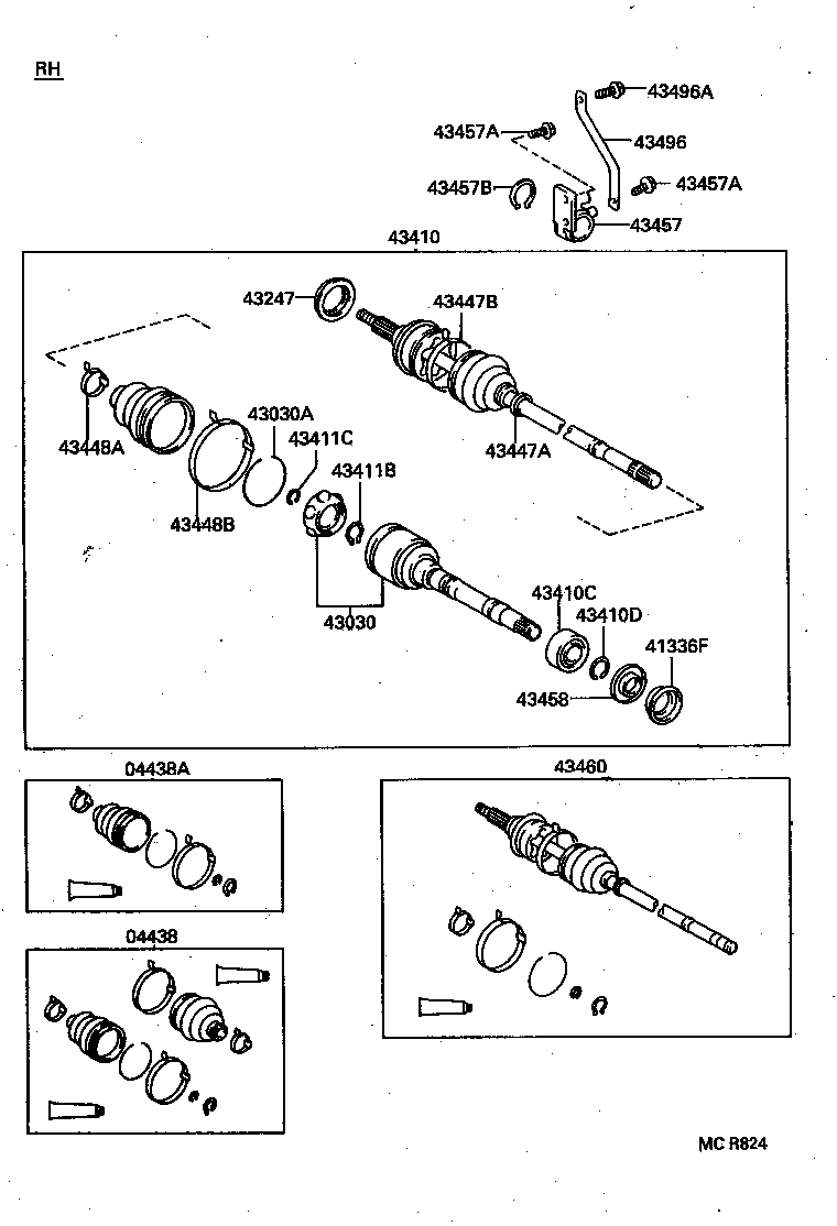  CELICA |  FRONT DRIVE SHAFT