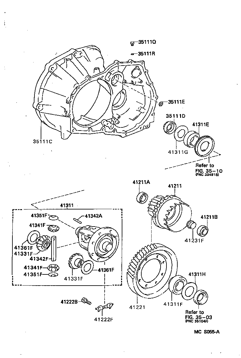  PASEO |  FRONT AXLE HOUSING DIFFERENTIAL