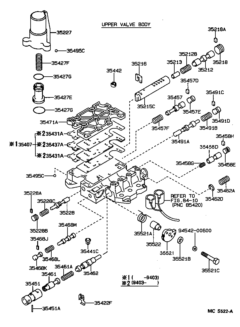  ES300 |  VALVE BODY OIL STRAINER ATM