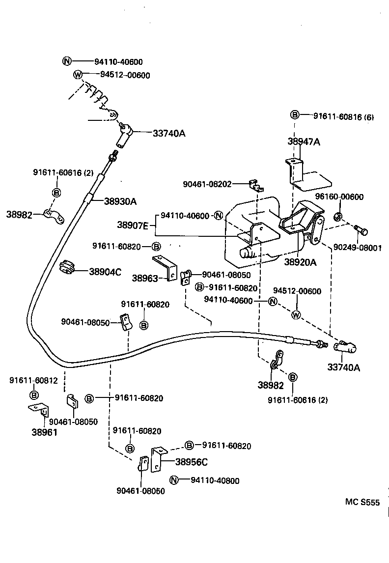  DYNA 200 |  POWER TAKE OFF LEVER LINK
