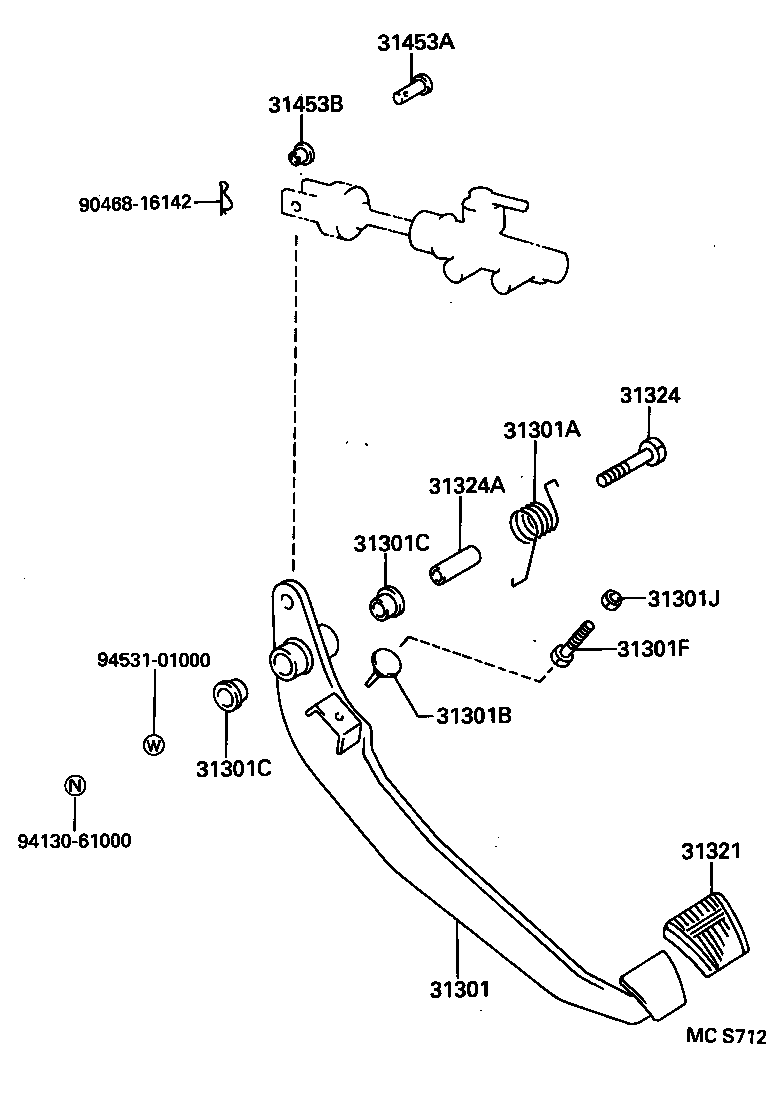  DYNA200 |  CLUTCH PEDAL FLEXIBLE HOSE