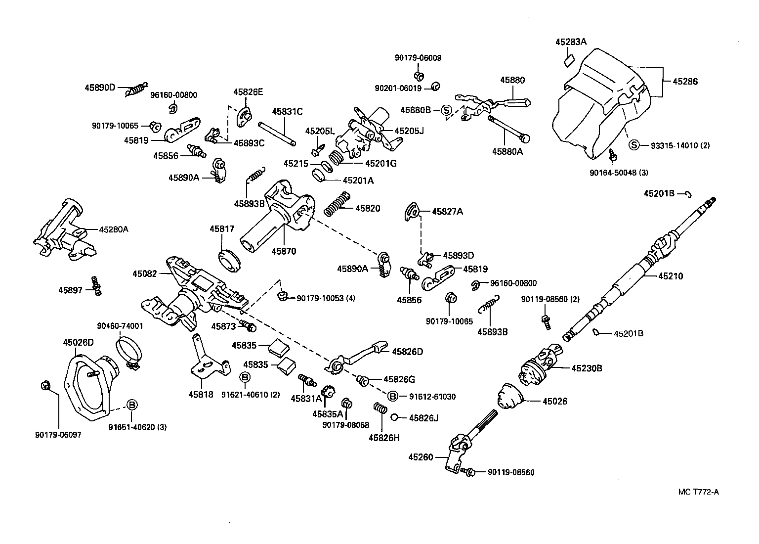  ES300 |  STEERING COLUMN SHAFT