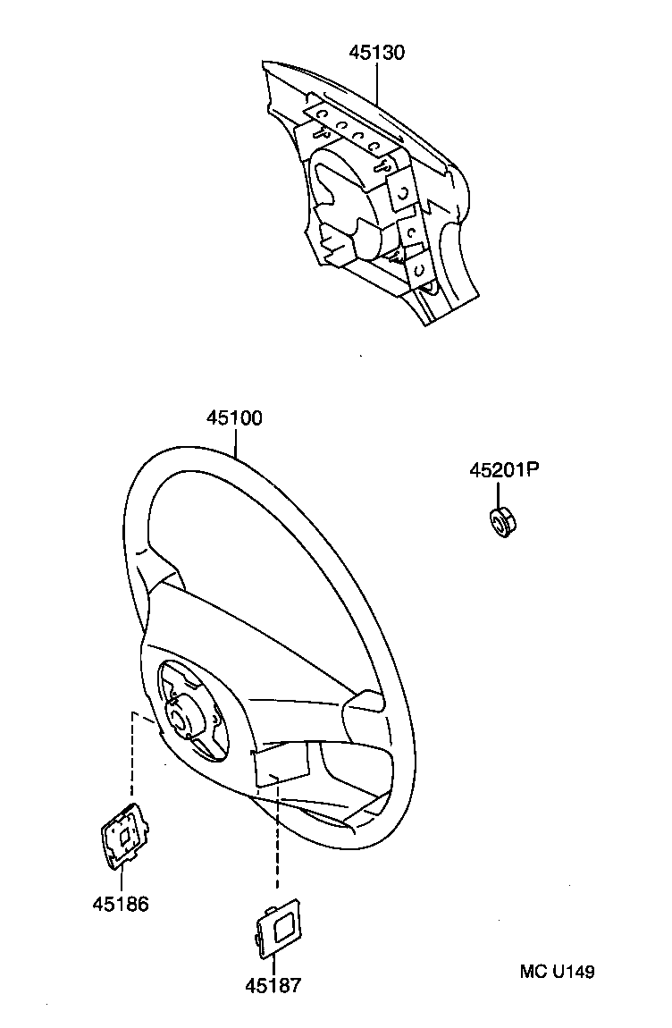  CAMRY NAP SED WG |  STEERING WHEEL