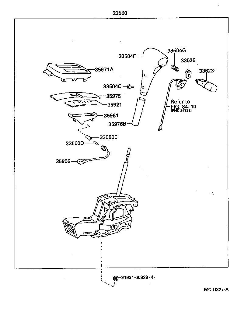  PASEO |  SHIFT LEVER RETAINER