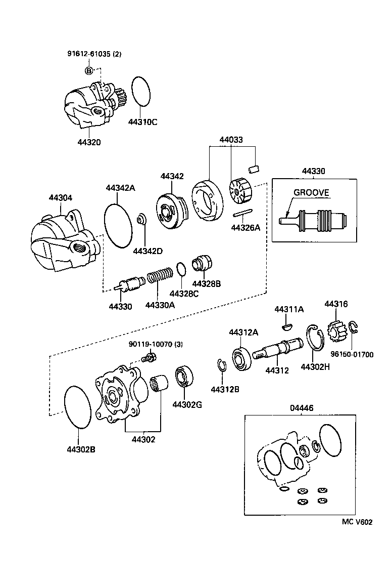  DYNA200 |  VANE PUMP RESERVOIR POWER STEERING