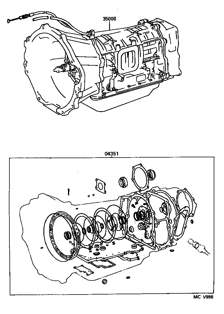  MEGA CRUISER |  TRANSAXLE OR TRANSMISSION ASSY GASKET KIT ATM